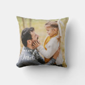 Personalized Love You Dad Photo クッション (正面)