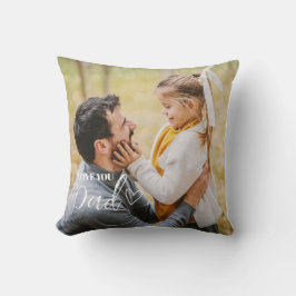 Personalized Love You Dad Photo クッション