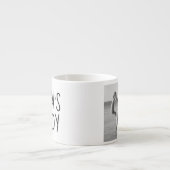 Personalized Love You Daddy Photo Espresso Cup エスプレッソカップ (正面)