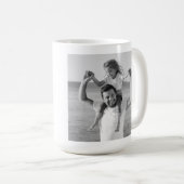 Personalized Love You Daddy Photo Espresso Cup コーヒーマグカップ (正面右)