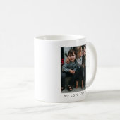 Personalized Love You GIGI Grandma Photo Simple コーヒーマグカップ (正面右)