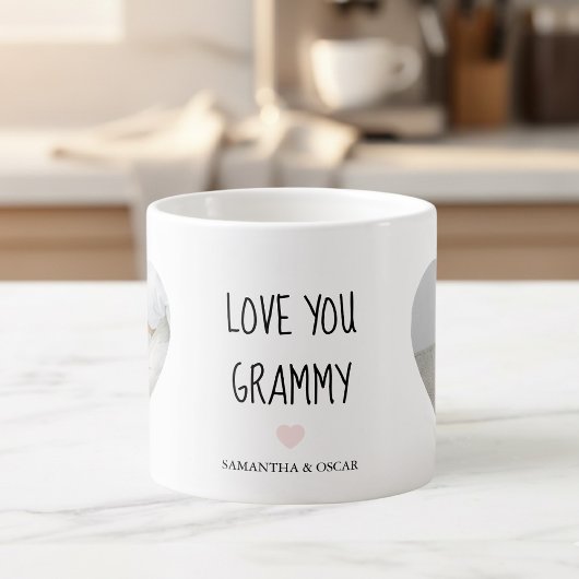 Personalized Love You Grammy | Custom Gift エスプレッソカップ