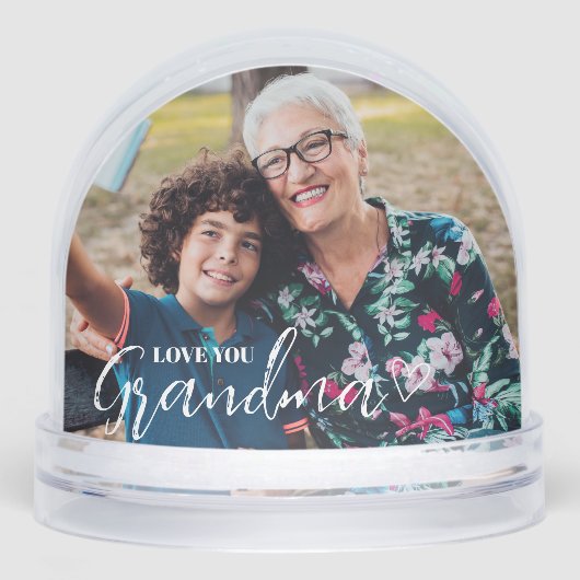 Personalized Love You Grandma Photo (正面)