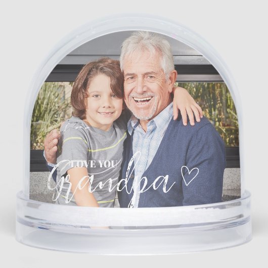 Personalized Love You Grandpa Photo (正面)