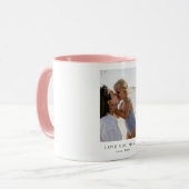 Personalized Love You Mama Photo | Custom  マグカップ (正面左)