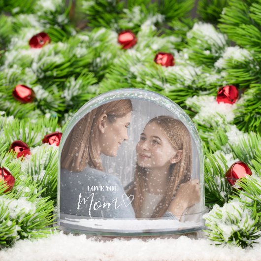 Personalized Love You Mom Photo (クリスマス)