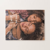 Personalized Love You Mom Photo ジグソーパズル (横)