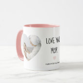 Personalized “Love You Mom” Photo | Custom Gift マグカップ (正面左)