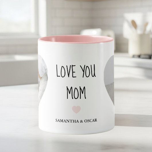 Personalized “Love You Mom” Photo | Custom Gift マグカップ