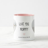 Personalized “Love You Mommy” Photo | Custom Gift マグカップ (中央)