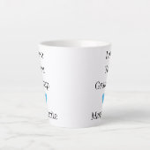 Personalized Love You Papap カフェラテマグ (正面)