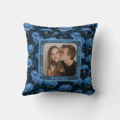 Personalized Lovebird 25Th AnniversaryThrow Pillow クッション (裏面)