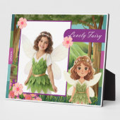 Personalized Lovely Fairy Tabletop Photo フォトプラーク (側面)