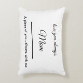 “Personalized Loving Memory Pillow for Mom” アクセントクッション (正面(垂直))