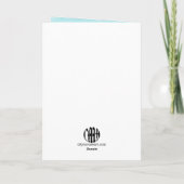 Personalized Low-Poly Balloons Birthday Card カード (裏面)