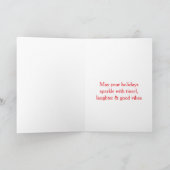 Personalized Lucky Mushroom Christmas Card シーズンカード (内部)