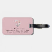 Personalized luggage tag, luggage tag ラゲッジタグ (裏面横)
