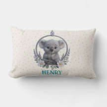 Personalized Lumbar Baby Pillow – Baby Koala