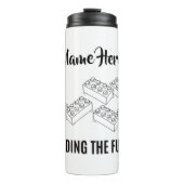 Personalized Lunchkins Building Bricks Lunch Box タンブラー (正面)