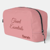 Personalized Luxury Deluxe Travel Kit ドップキット (右コーナー)