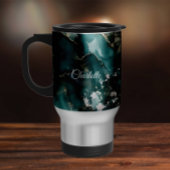Personalized Luxury Marble Pattern Custom Name  トラベルマグ