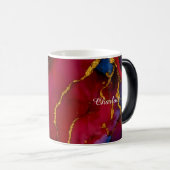 Personalized Luxury Marble Pattern Custom Name Mug モーフィングマグカップ (正面右)
