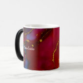 Personalized Luxury Marble Pattern Custom Name Mug モーフィングマグカップ (正面左)