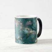 Personalized Luxury Marble Pattern Custom Name Mug モーフィングマグカップ (正面右)