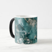 Personalized Luxury Marble Pattern Custom Name Mug モーフィングマグカップ (正面左)