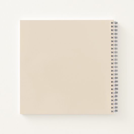 Personalized Luxury Spiral Notebook | Custom ノートブック (裏面)