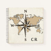 Personalized Luxury Spiral Notebook | Custom ノートブック (正面)