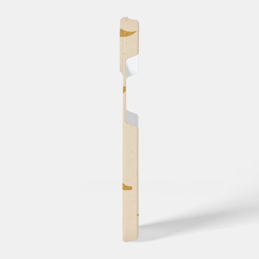 Personalized M Initial Star Phone Case – Cute Whit iPhoneケース (左側面)