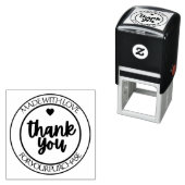 Personalized “Made With Love” Thank You  セルフインキングスタンプ (インサイチュ)