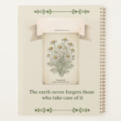 Personalized Magic Garden Journal - Chamomile プランナー手帳 (裏面)