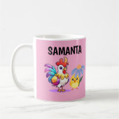 Personalized Magical Rooster Mug コーヒーマグカップ (左)