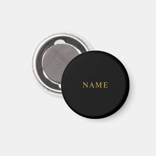 Personalized Magnet Featuring Your Custom Name Des マグネット (正面/裏面)