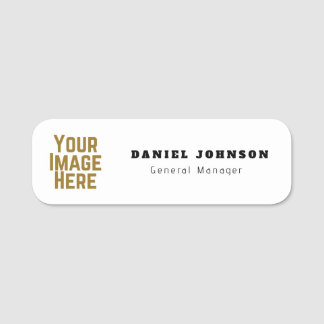Personalized Magnetic Company Employee Name Tag 名札