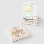 Personalized Mahjong Queen Coaster Gift ストーンコースター (横)