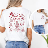 Personalized Maid of Honor Champagne Toast Tシャツ