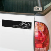 Personalized Mailbox Decal: Last Name & Address バンパーステッカー (トラック上)