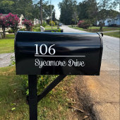 Personalized Mailbox Sticker Custom Name Address ウィンドウサイン