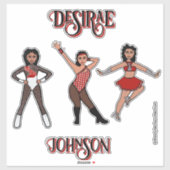 Personalized Majorette / 3- Style Sheer White #2 シール (シート)