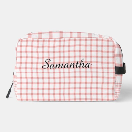 Personalized Makeup Bag, Custom Makeup Bag, ドップキット (裏面)