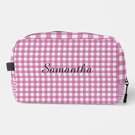 Personalized Makeup Bag, Custom Makeup Bag, ドップキット (正面)