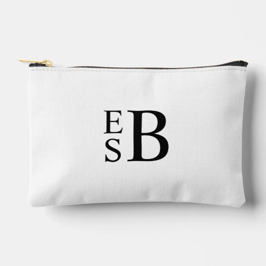 Personalized Makeup Bag With Name, Cosmetic Bag  T アクセサリーポーチ (正面)