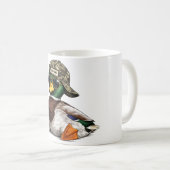 Personalized Mallard Duck — Funny Valentine’s Day コーヒーマグカップ (正面右)