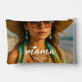 Personalized Mama Est Year Custom Gift For Mommy アクセサリーポーチ (裏面)