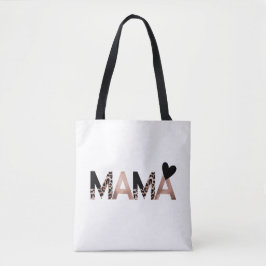 Personalized MAMA Floral Wreath Mother's Day トートバッグ