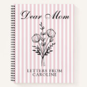 Personalized Mama Gratitude | Mother’s Day Mom ノートブック (正面)