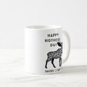 Personalized Mama Moose Mug | Mother’s Day コーヒーマグカップ (正面右)